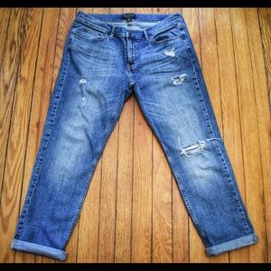 Banana Republic girlfriend cropped jeans sz 29/8.